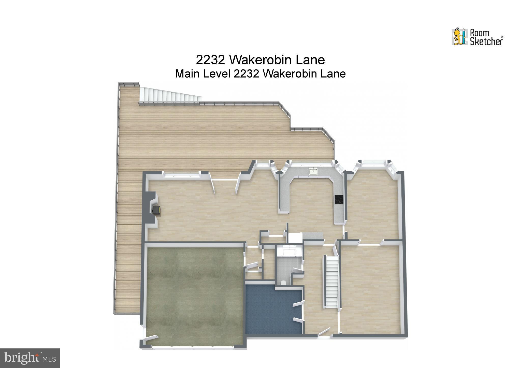 2232 Wakerobin Lane Reston, VA 20191 - Photo 28 of 30 a picture of a floor plan