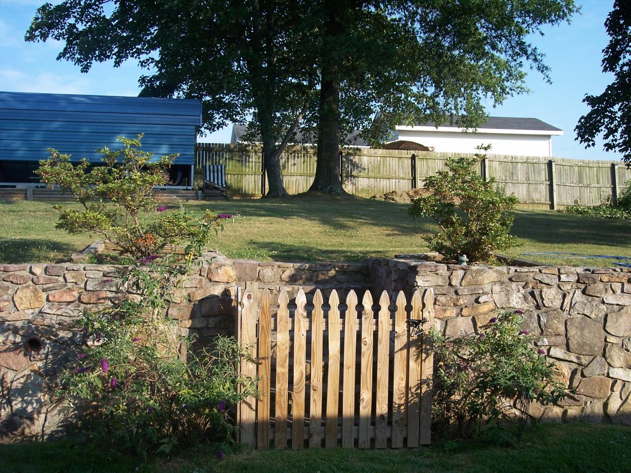 3037 Northside Road Roanoke, VA 24019 - Photo 23 of 24 Great rock wall and fenced area for pets
