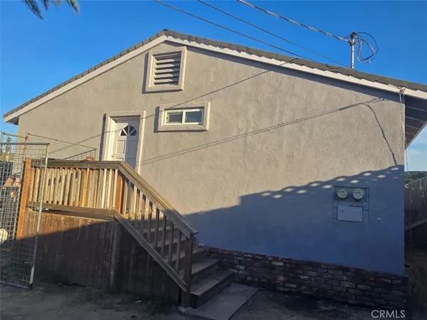 a view of balcony with staircase