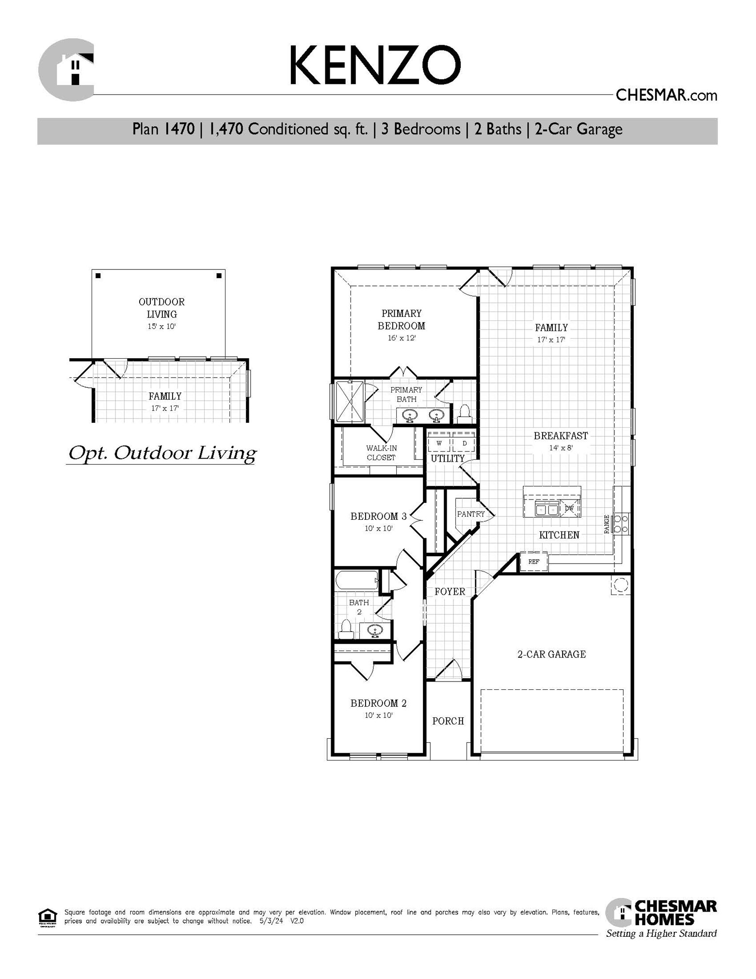 25608 Wheat Seed Lane Elgin, TX 78621 - Photo 17 of 17 View of property floor plan