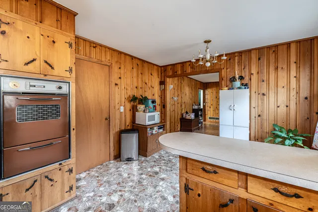 a view of kitchen island