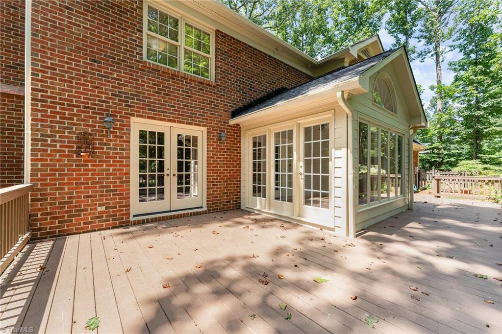 4107 Rockingham Road South Greensboro, NC 27407 - Photo 6 of 50 Back deck to enjoy the private backyard