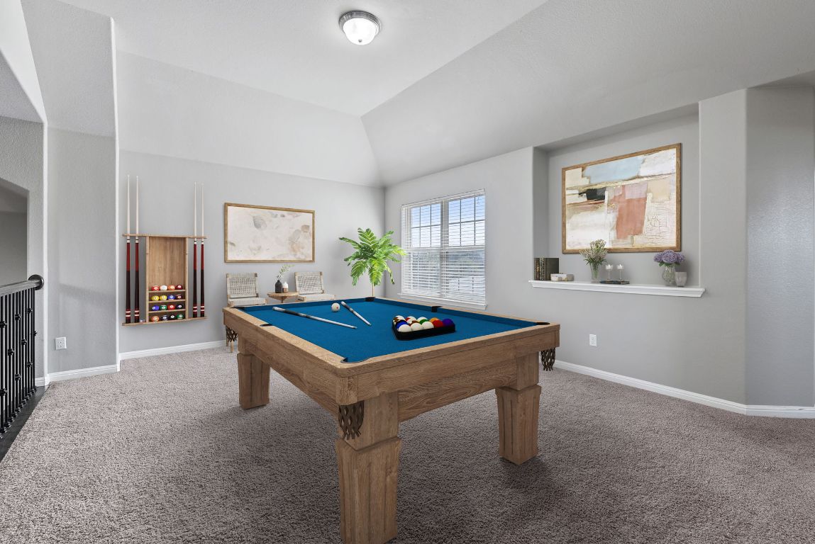 7817 Aria Loop Austin, TX 78736 - Photo 26 of 40 A game room is located at the top of the stairs.