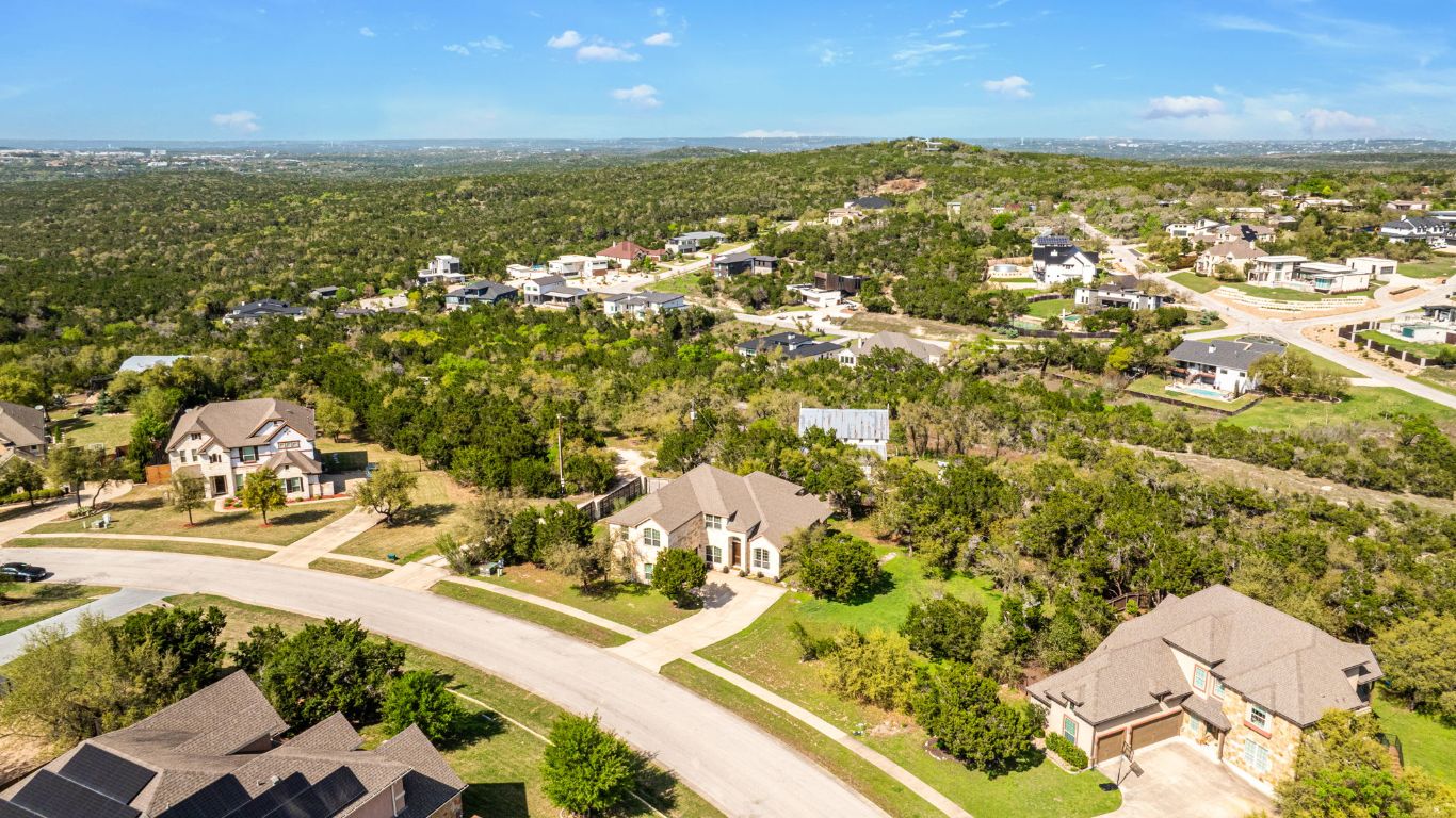 7817 Aria Loop Austin, TX 78736 - Photo 37 of 40 Bird's eye view featuring a residential view