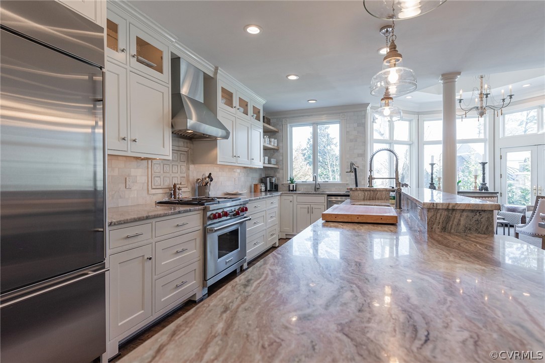 6310 Three Chopt Road Richmond, VA 23226 - Photo 23 of 48 Kitchen view depicting the gourmet kitchen with wo