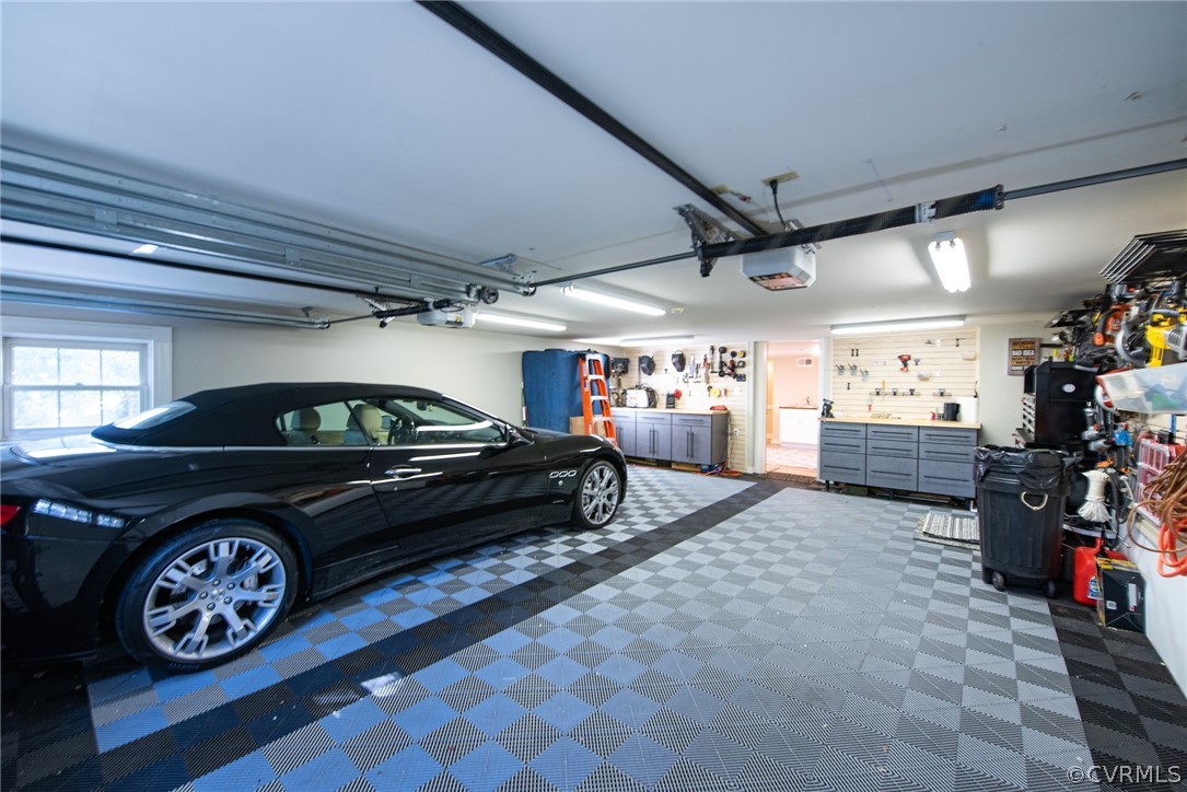 6310 Three Chopt Road Richmond, VA 23226 - Photo 39 of 48 View of two-car garage with custom flooring