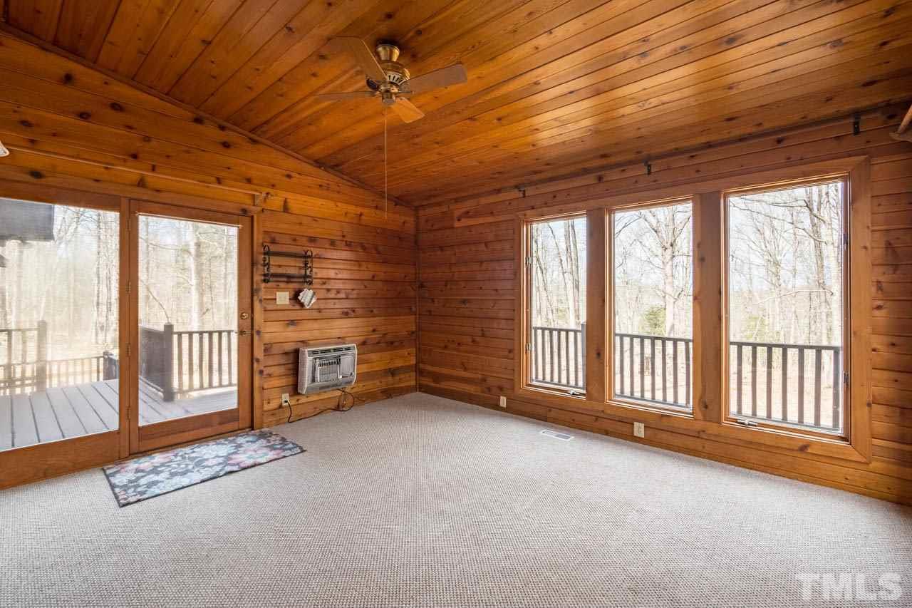 978 Chatham Church Road Moncure, NC 27559 - Photo 14 of 30 Sunroom/Den area
