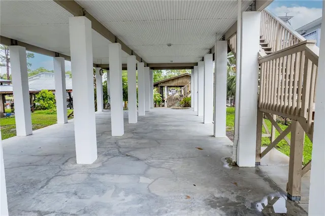 a view of a house with a outdoor space