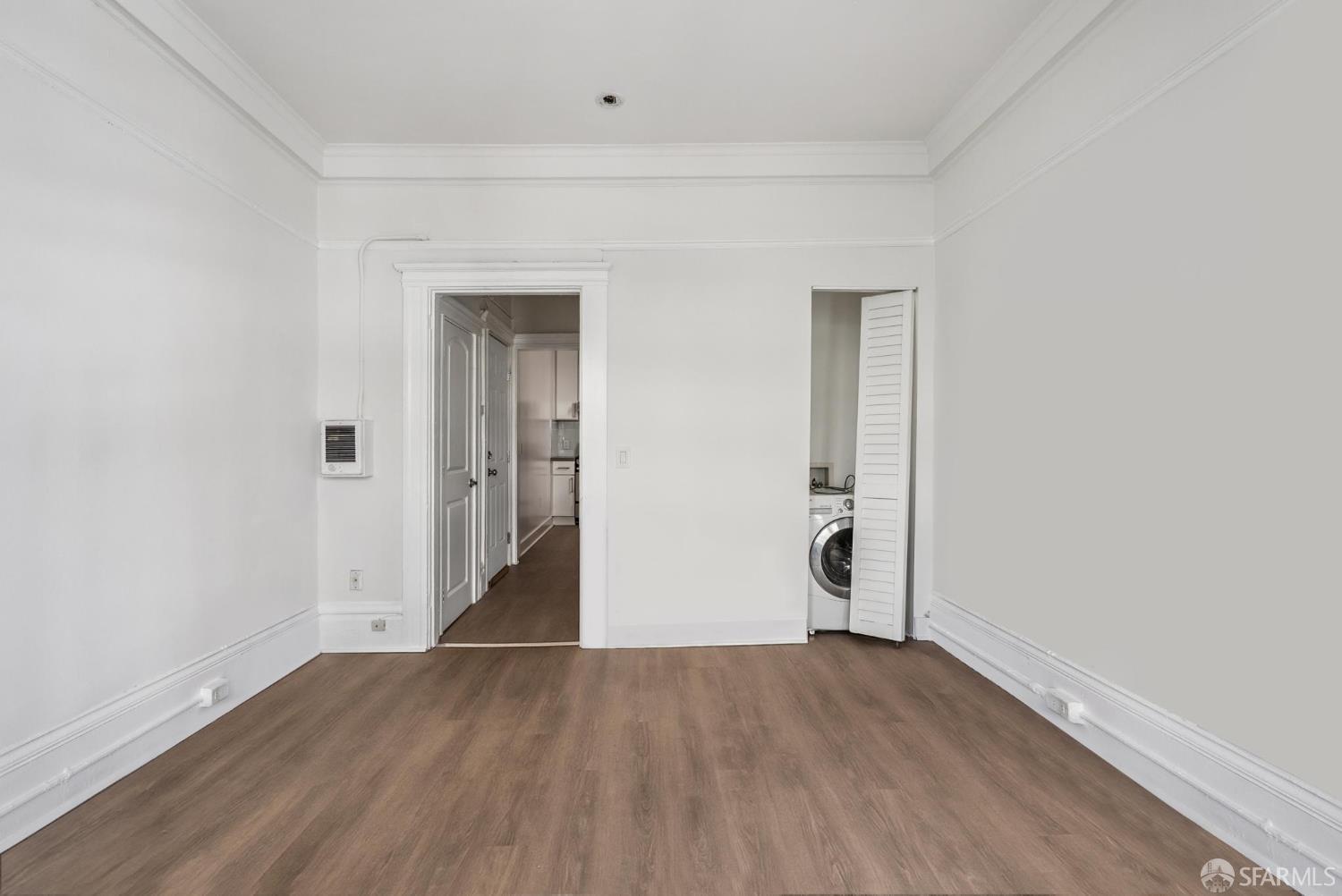 669 Ellis Street San Francisco, CA 94109 - Photo 23 of 32 wooden floor in an empty room