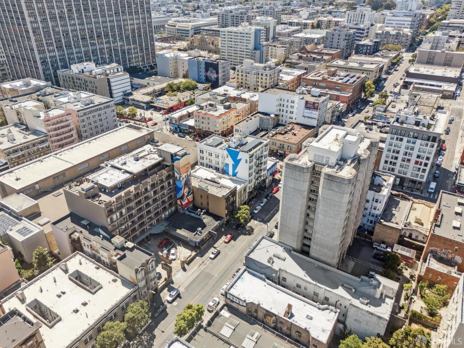 669 Ellis Street San Francisco, CA 94109 - Photo 30 of 32 an aerial view of a city