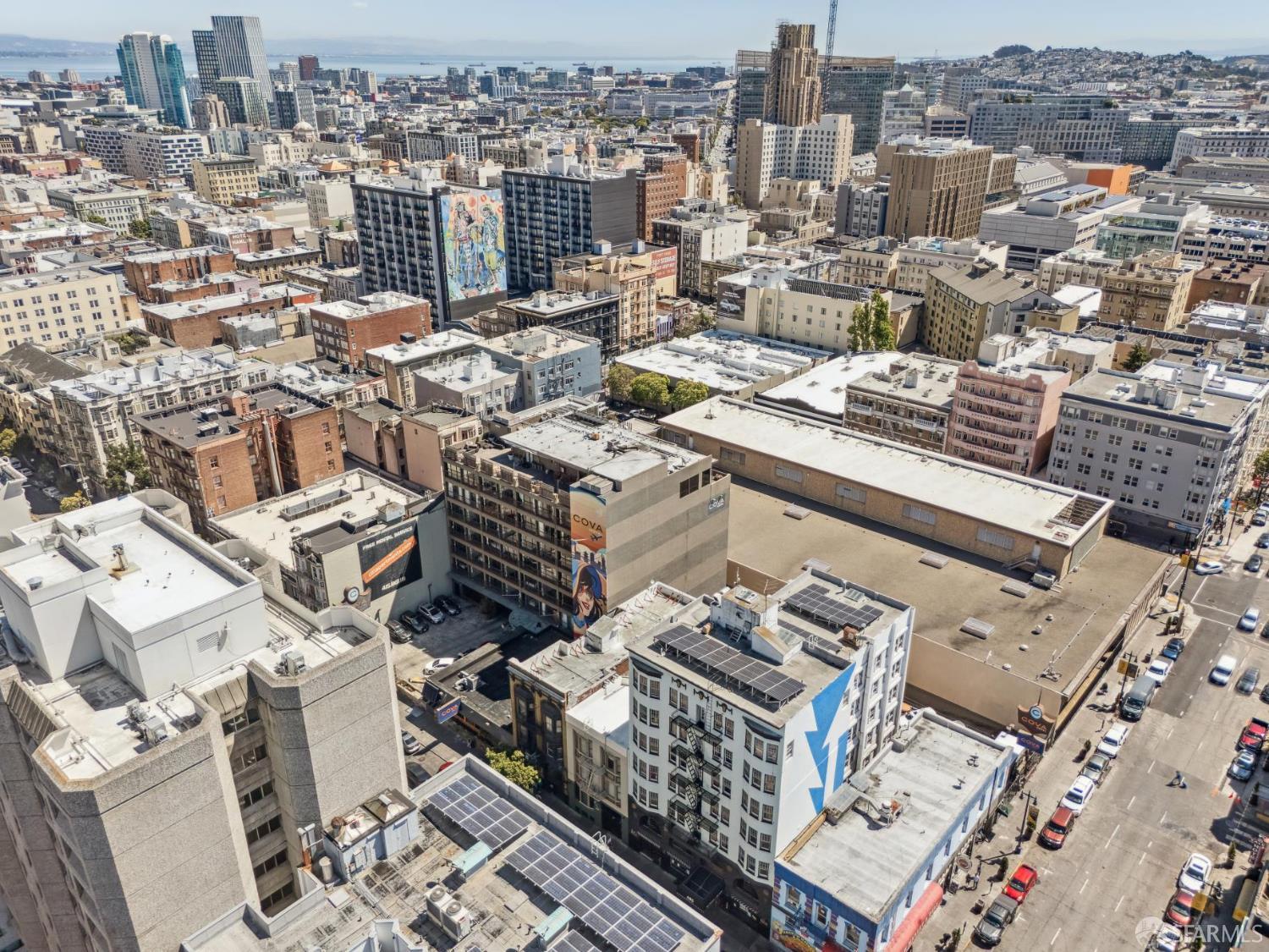 669 Ellis Street San Francisco, CA 94109 - Photo 32 of 32 an aerial view of a city with lot of residential buildings