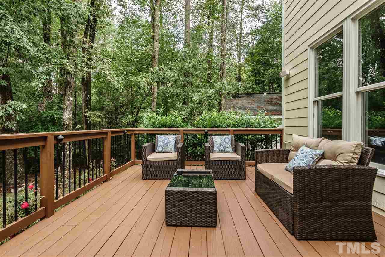 1801 Bowling Green Trail Raleigh, NC 27613 - Photo 23 of 25 a view of a couches on the deck