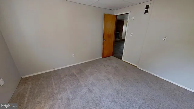 a view of an empty room