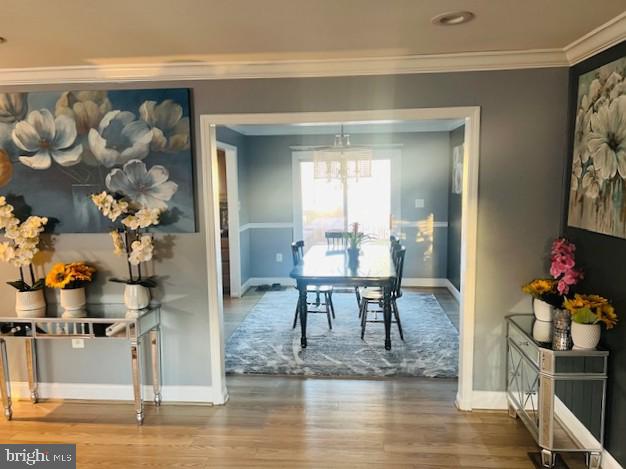 304 East Gordon Street Sterling, VA 20164 - Photo 7 of 17 a view of a dining room with furniture and a kitchen view