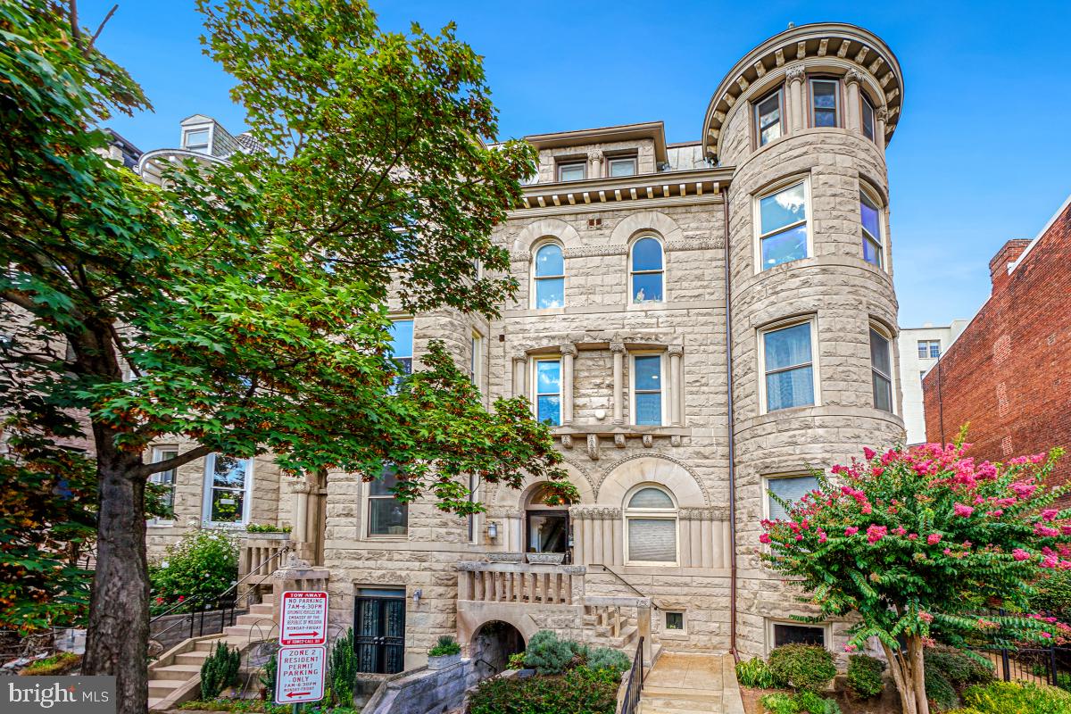 2107 S Street Northwest, Unit M Washington, DC 20008 - Photo 2 of 30 a front view of a multi story residential apartment building
