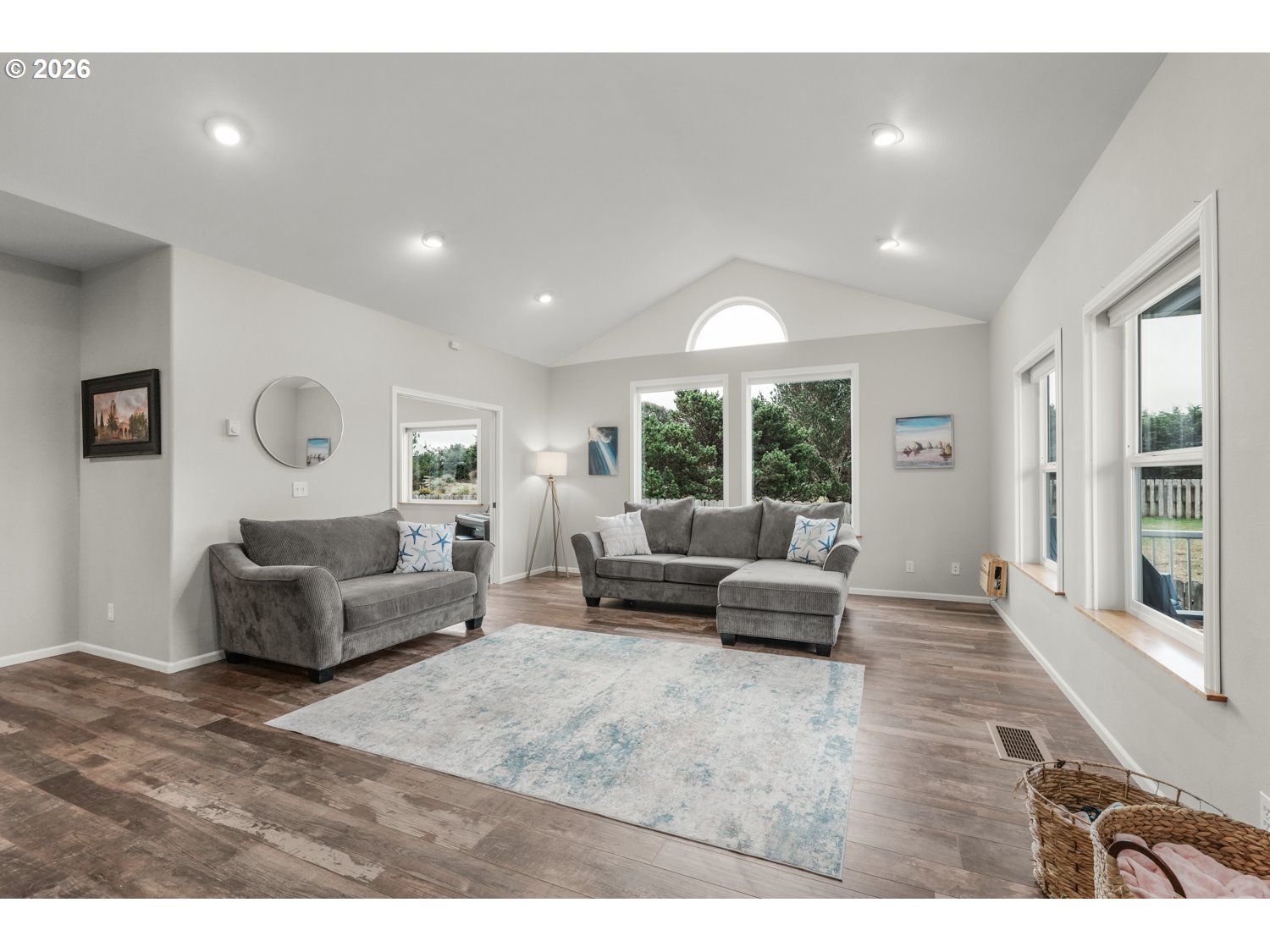 2927 Ruby Court Bandon, OR 97411 - Photo 6 of 38 a living room with furniture and a large window