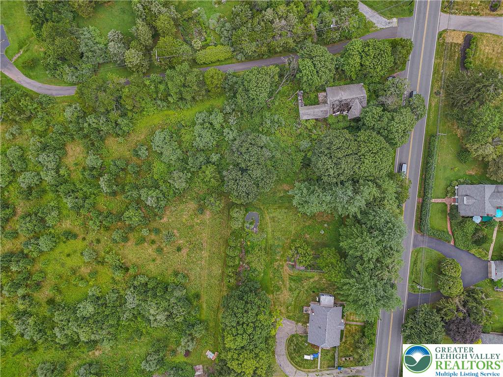 45 Everittstown Road Frenchtown, NJ 08825 - Photo 11 of 16 an aerial view of residential house with outdoor space and trees all around