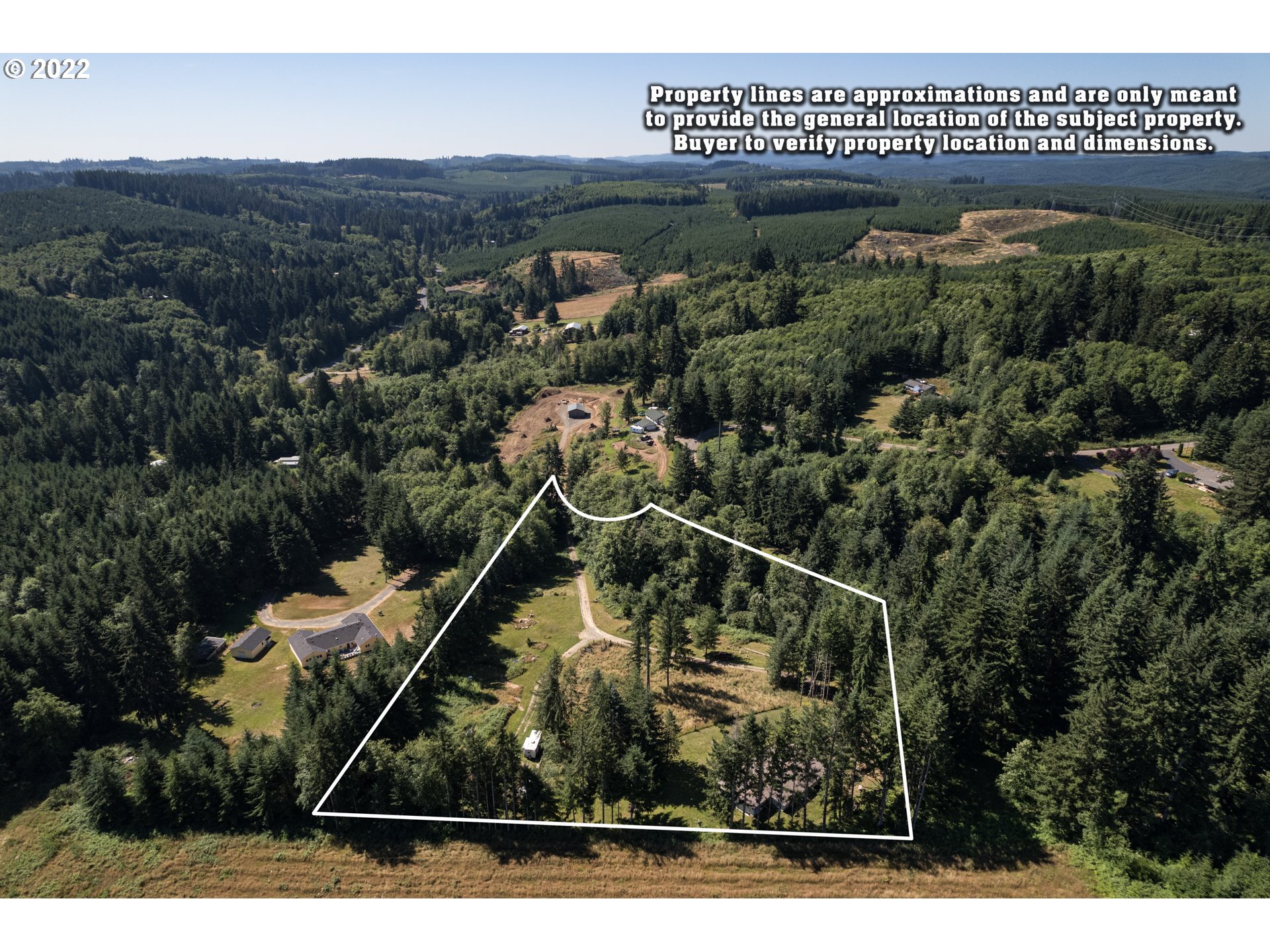 25825 Wolden Road Rainier, OR 97048 - Photo 14 of 19 Drone View/UAV