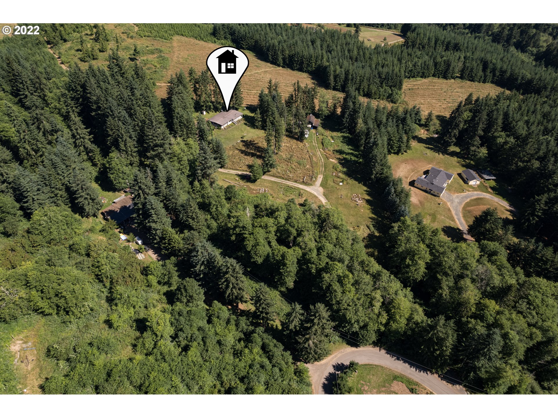 25825 Wolden Road Rainier, OR 97048 - Photo 17 of 19 Drone View/UAV