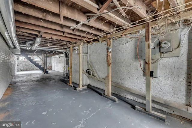 a view of under construction room and staircase