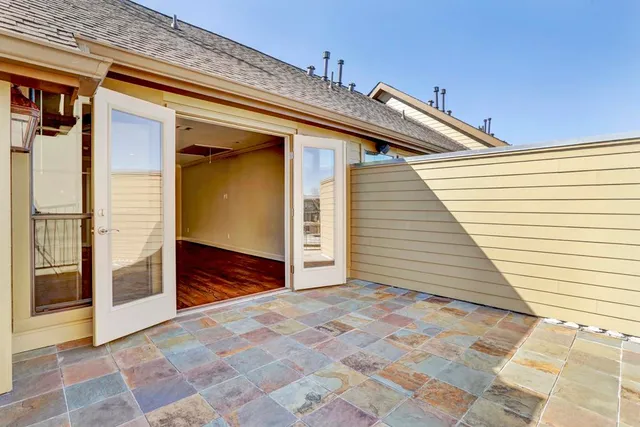 a view of a house with a door