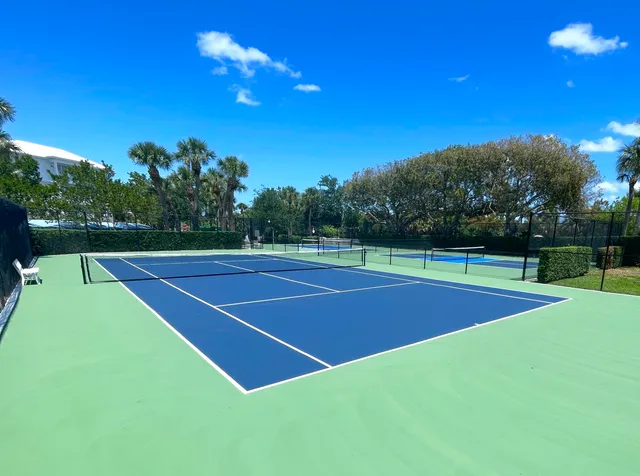 a view of a tennis court