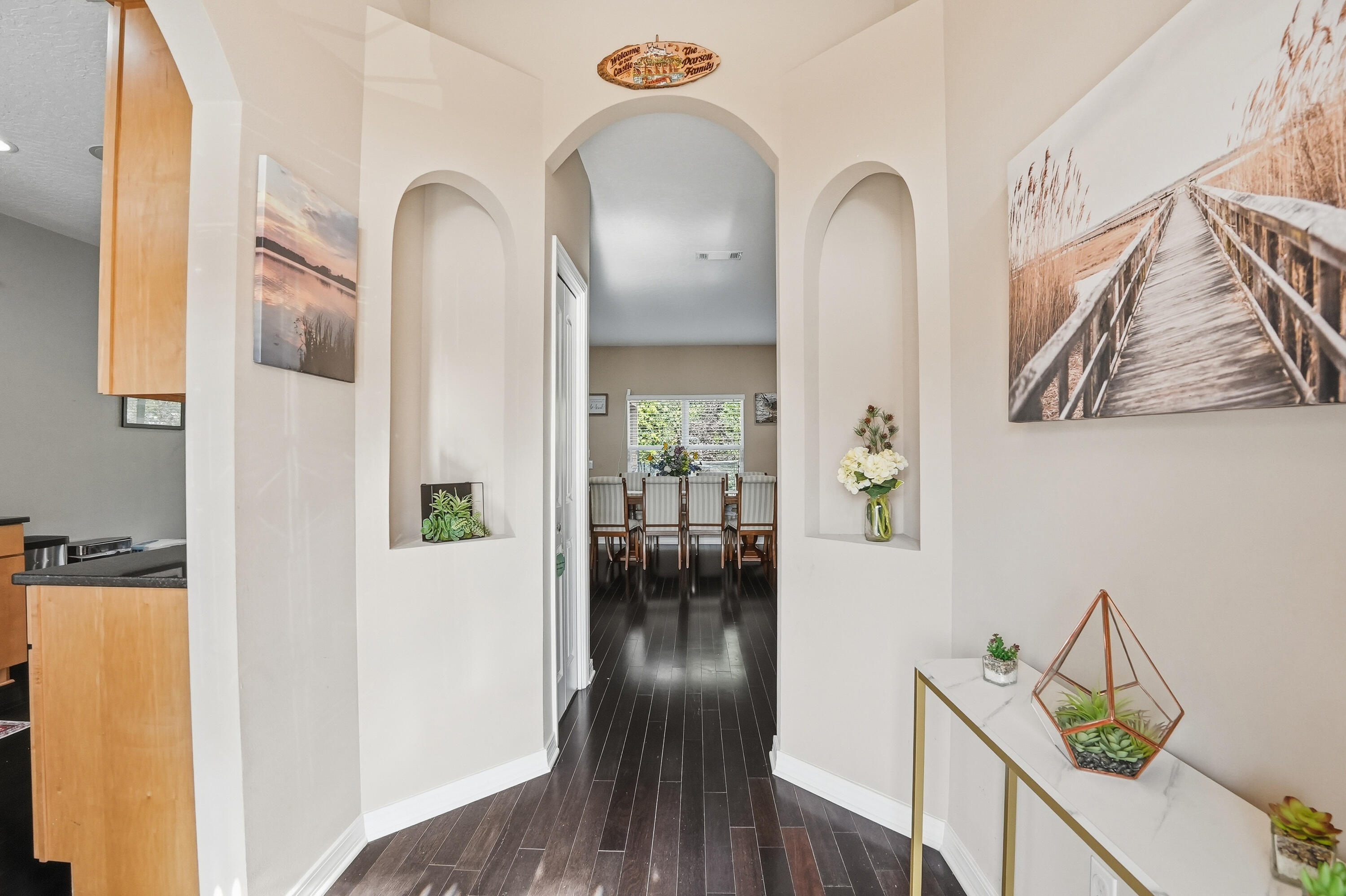 1961 Chesapeake Ridge Fort Walton Beach, FL 32547 - Photo 4 of 47 a view of hallway with furniture and wooden floor