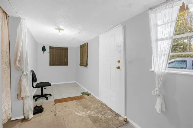 a view of a workspace with a window