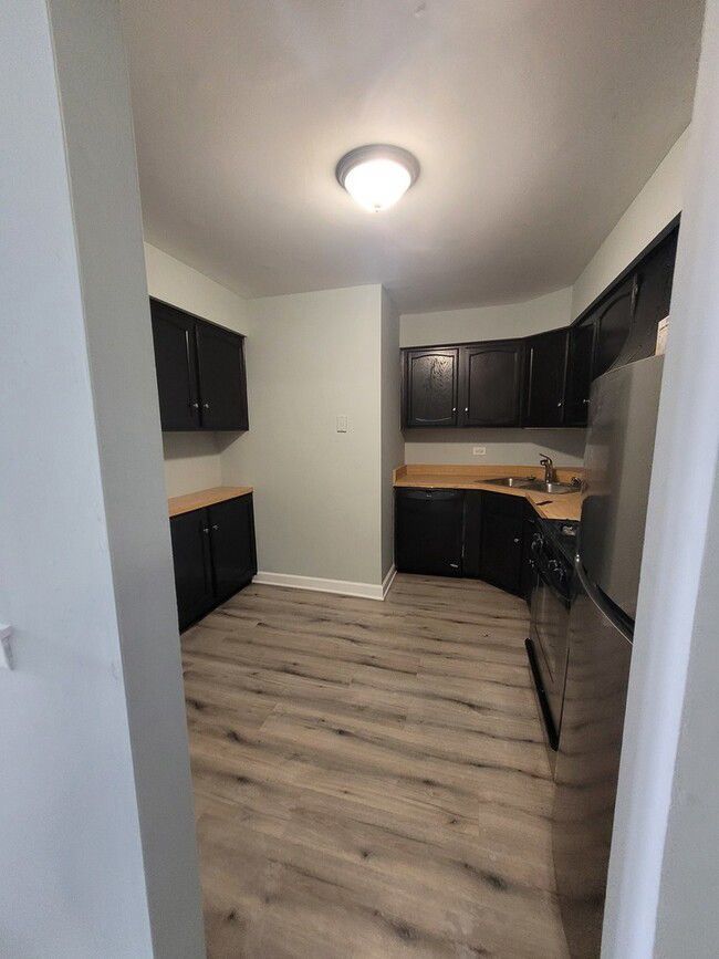 157 North Gregory Street, Unit 14 Aurora, IL 60504 - Photo 2 of 15 a view of kitchen and microwave