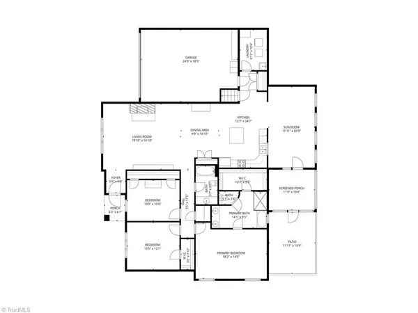 $427,700 | 6821 Stone Gables Drive, Thomasville, NC 27360