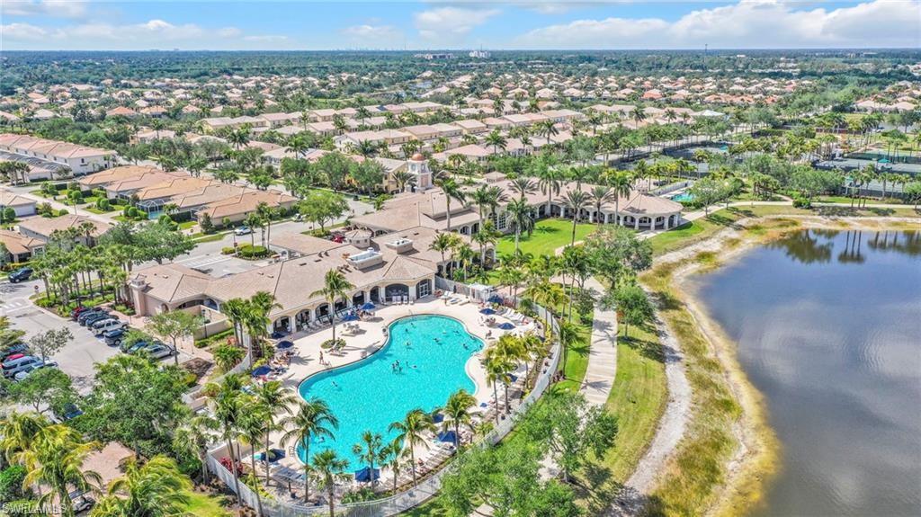 8108 Josefa Way Naples, FL 34114 - Photo 27 of 49 Aerial view of a pool area