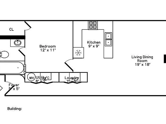 $1,700 | 812 West Van Buren Street, Unit 2D, Chicago, IL 60607
