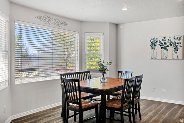 892 East 400 South Smithfield, UT 84335 - Photo 8 of 44 Dining space with dark wood-style floors
