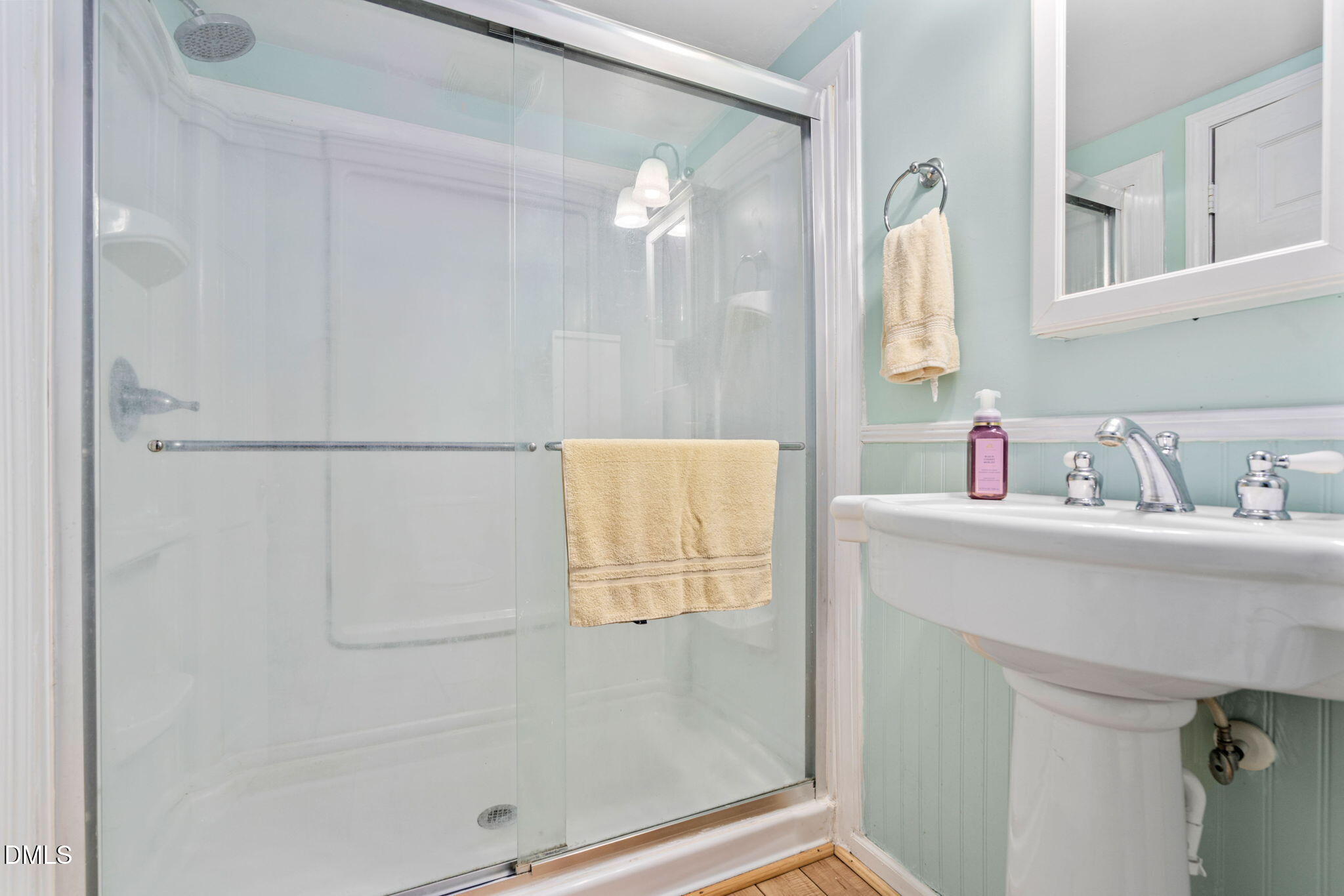 125 Branch Chapel Church Road Selma, NC 27576 - Photo 22 of 39 a bathroom with a shower and a sink