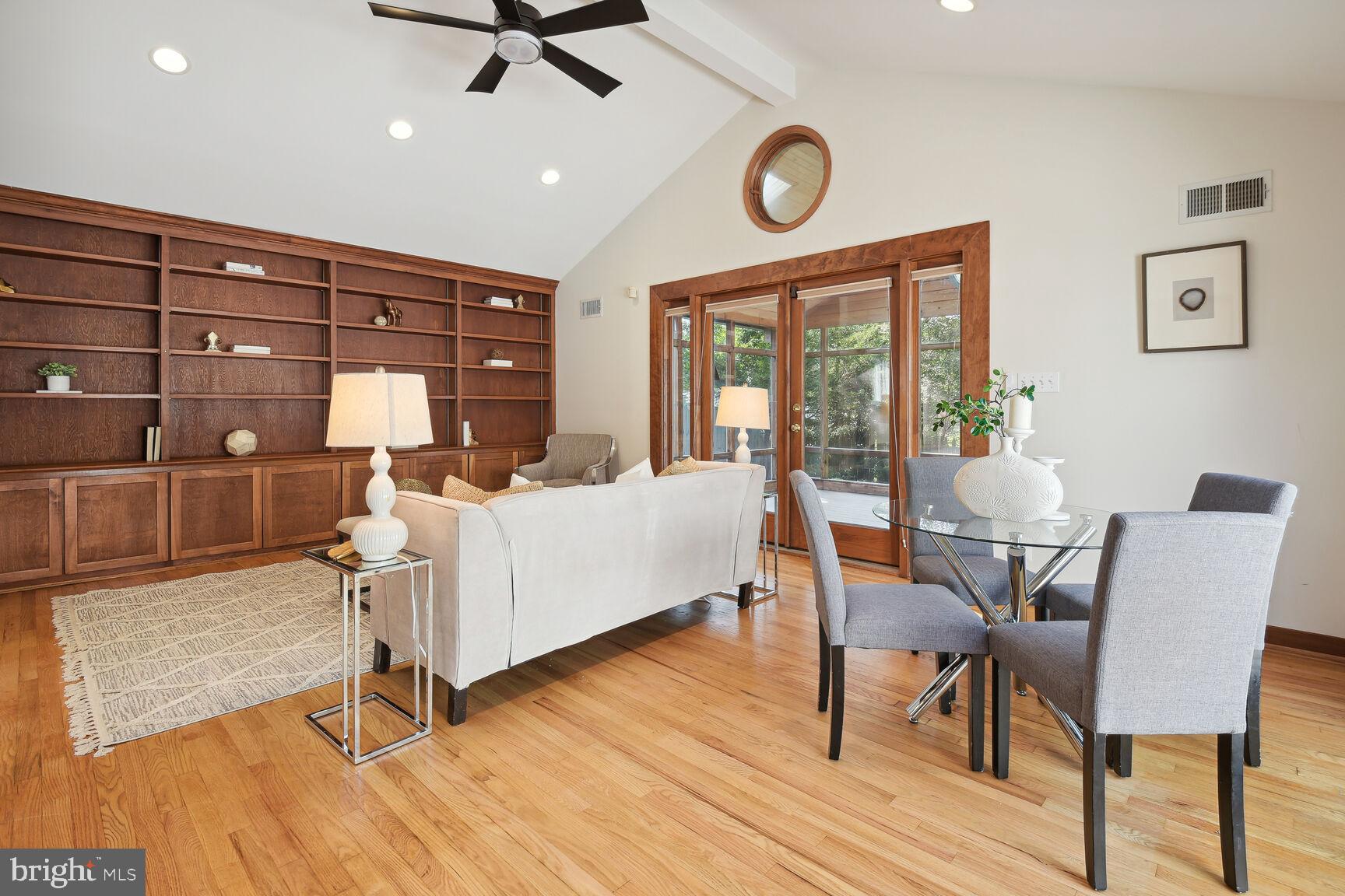 2814 Spencer Road Chevy Chase, MD 20815 - Photo 11 of 35 Family room opens to huge screened porch