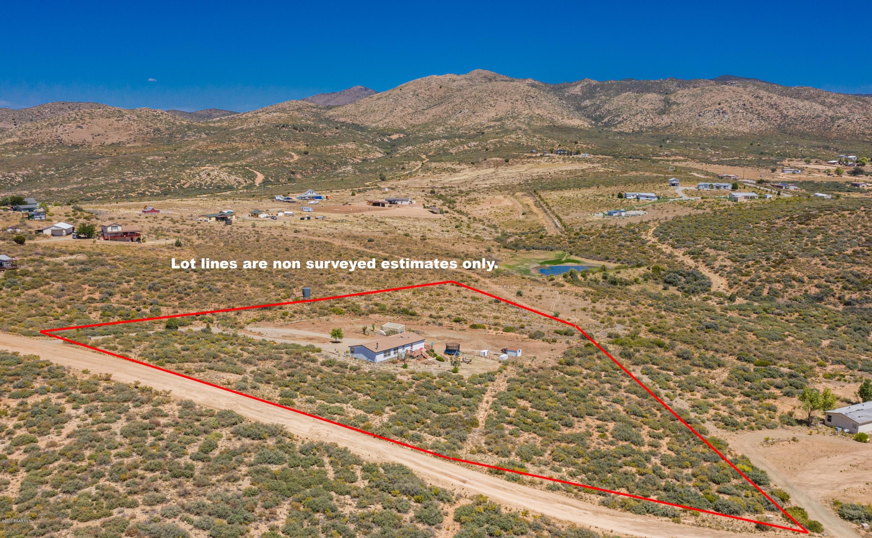 16980 Leprechaun Road Dewey, AZ 86327 - Photo 24 of 33 005_Aerial 5 Lot Lines