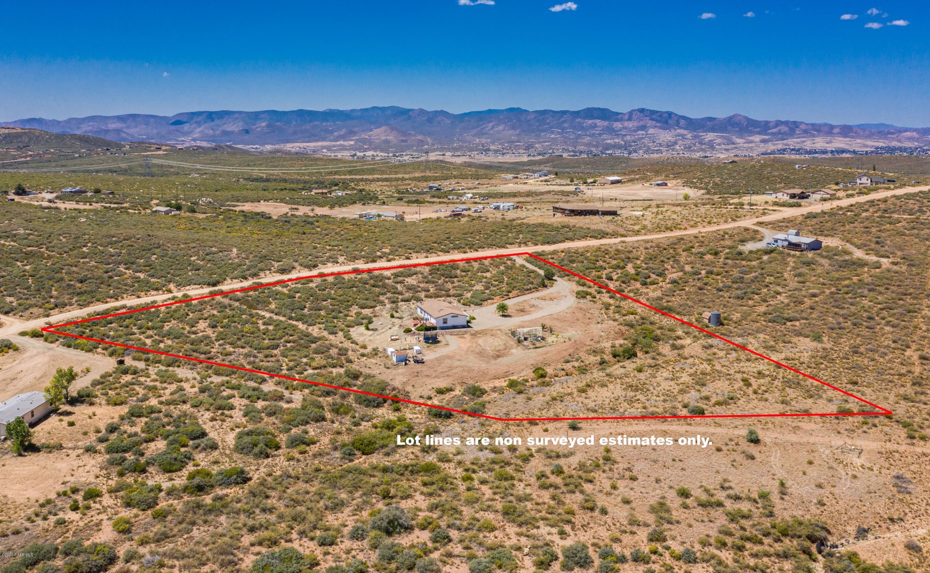 16980 Leprechaun Road Dewey, AZ 86327 - Photo 26 of 33 003_Aerial 3 Lot Lines