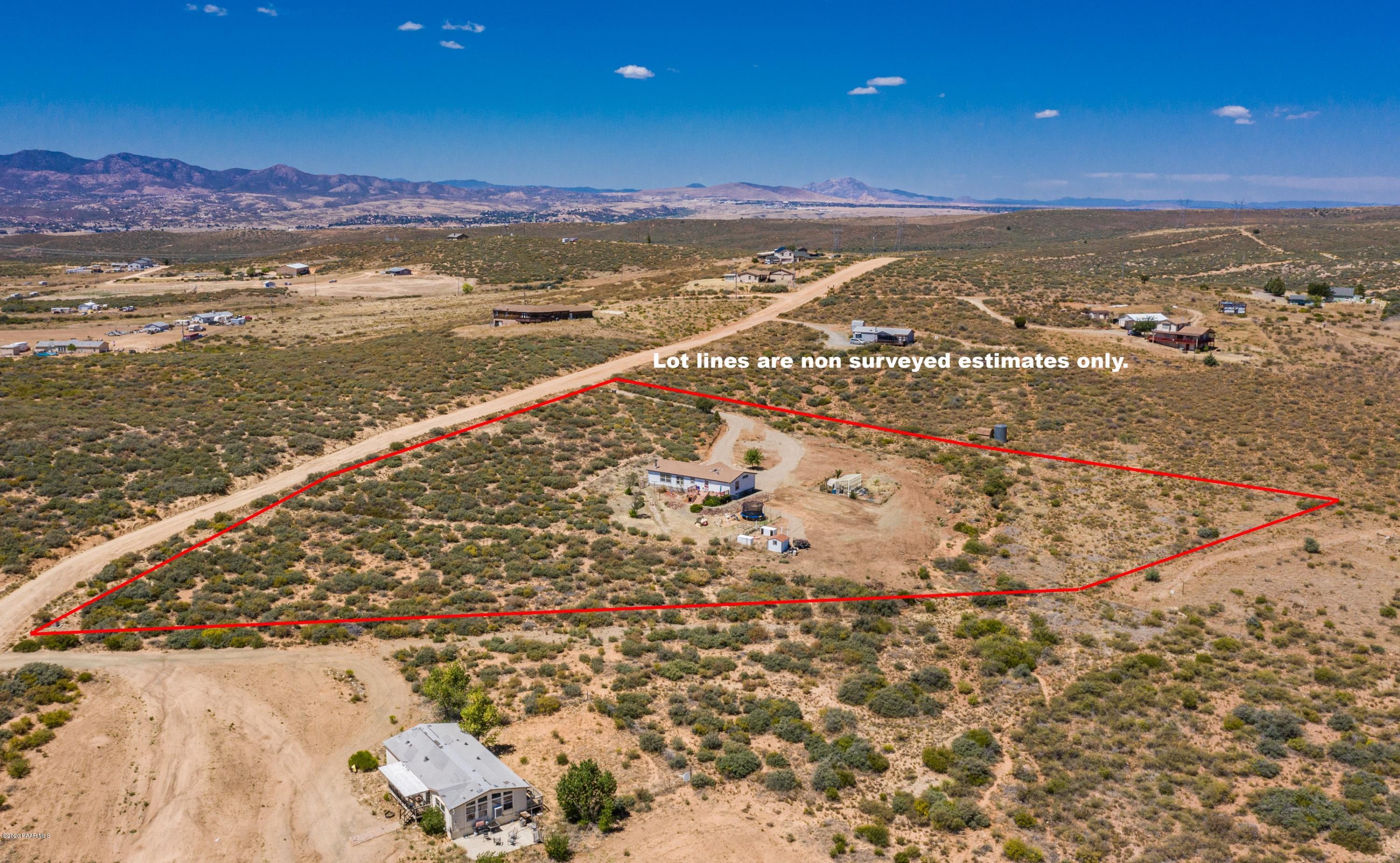 16980 Leprechaun Road Dewey, AZ 86327 - Photo 31 of 33 004_Aerial 4 Lot Lines