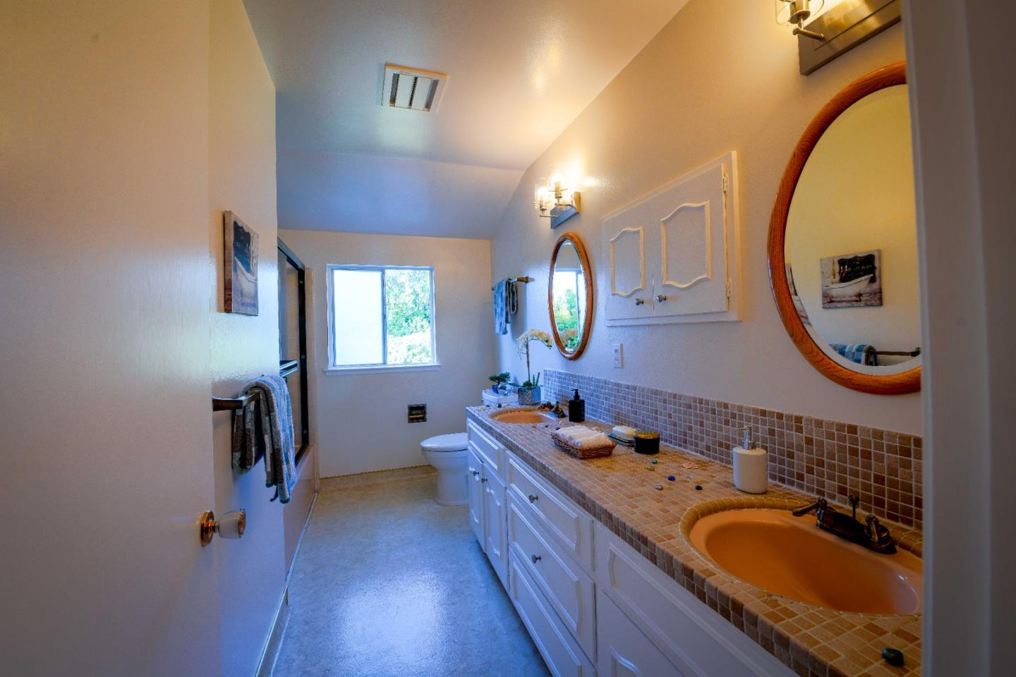 1130 Bruckner Circle Mountain View, CA 94040 - Photo 35 of 41 a bathroom with a sink mirror and tub