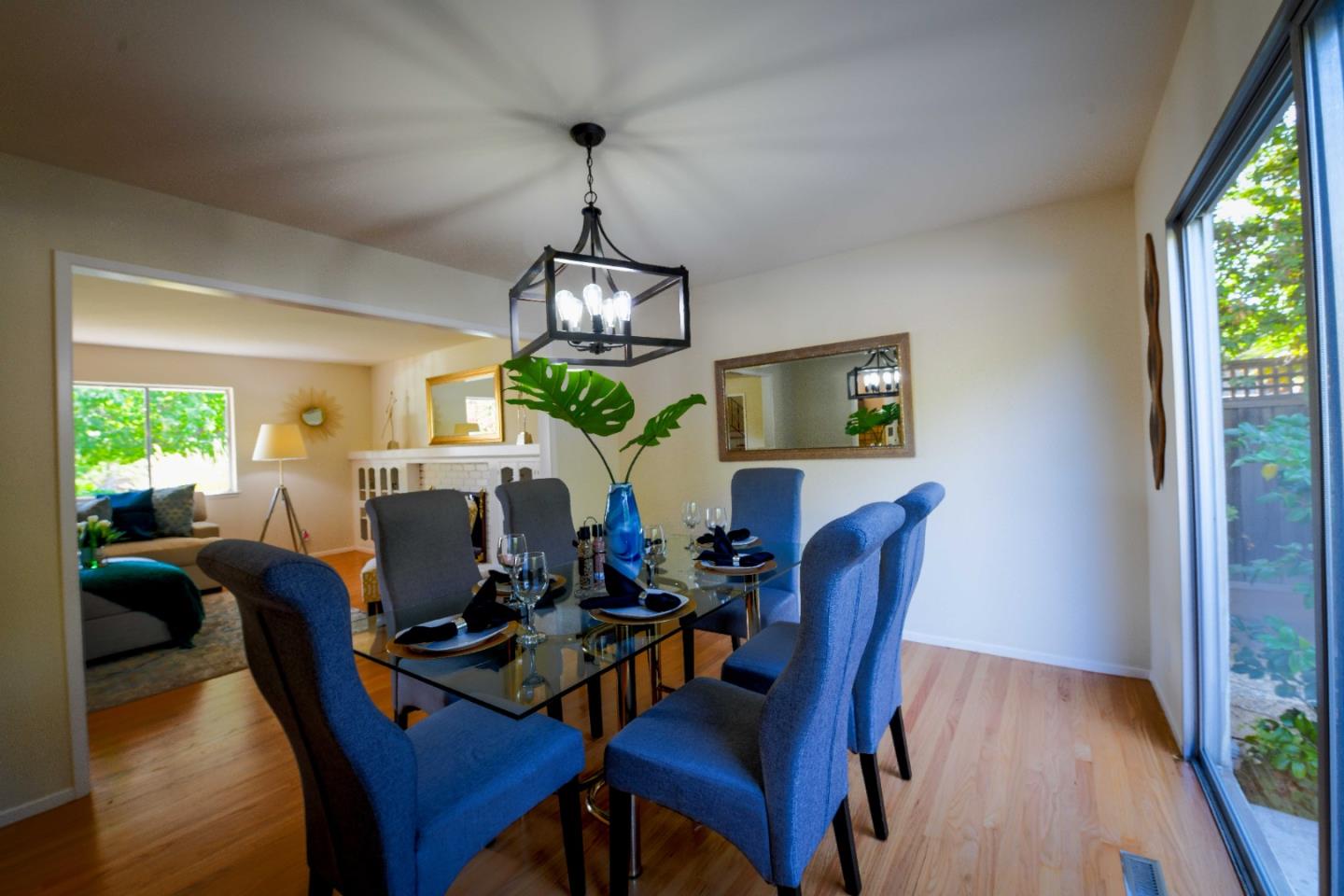 1130 Bruckner Circle Mountain View, CA 94040 - Photo 7 of 41 a view of a dining room with furniture window and wooden floor