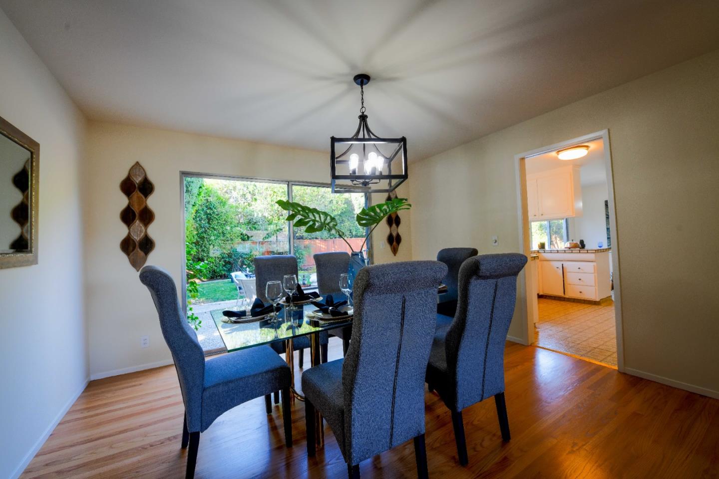 1130 Bruckner Circle Mountain View, CA 94040 - Photo 9 of 41 a view of a dining room with furniture window and wooden floor