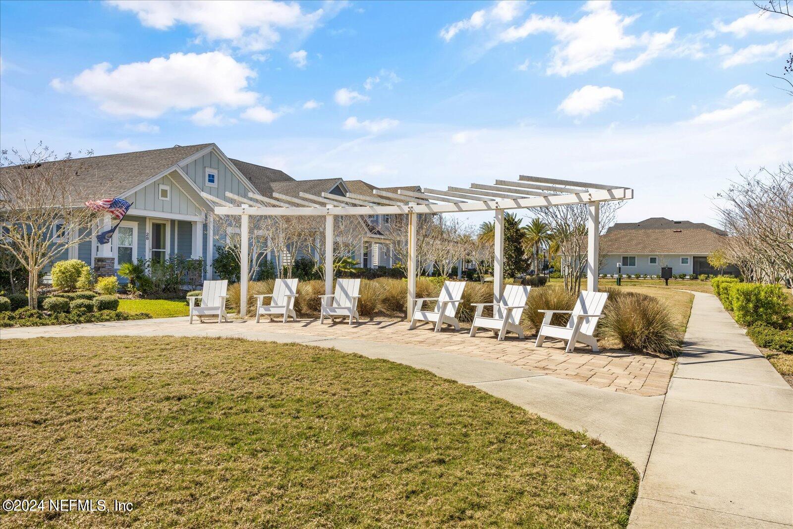 36 Foster Lane Ponte Vedra, FL 32081 - Photo 42 of 59 a view of a house with swimming pool and sitting area
