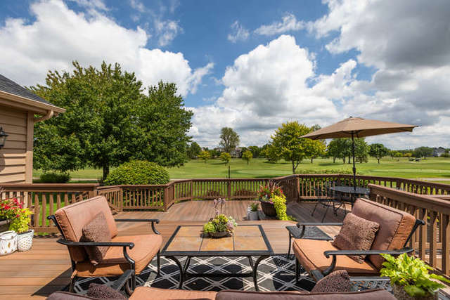 1572 White Eagle Drive Naperville, IL 60564 - Photo 2 of 33 an outdoor sitting area with furniture and lake view