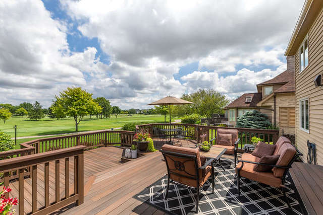 1572 White Eagle Drive Naperville, IL 60564 - Photo 3 of 33 an outdoor sitting area with furniture and city view
