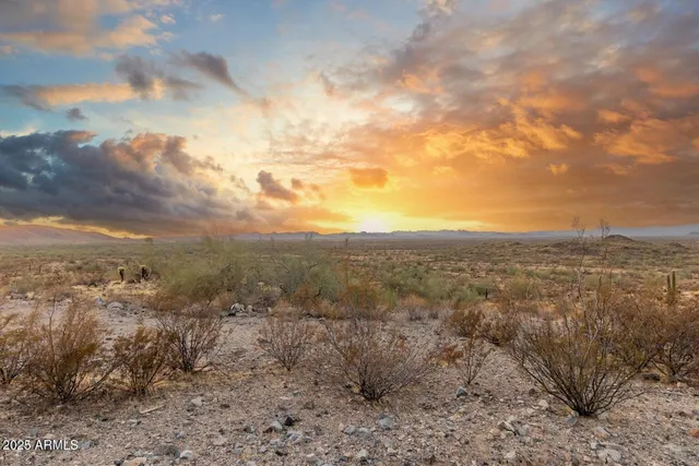 a view of city and mountain