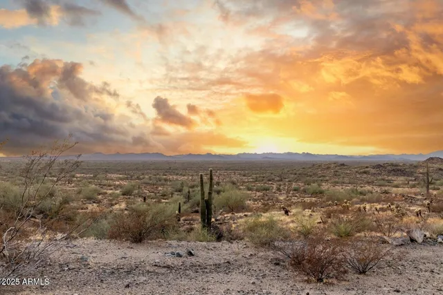 a view of city and mountain