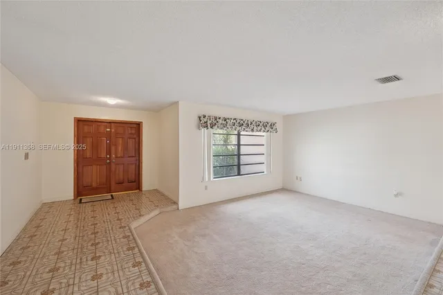 a view of an empty room