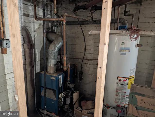 a view of storage and utility room