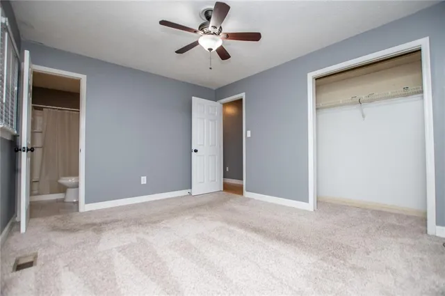 a view of an empty room