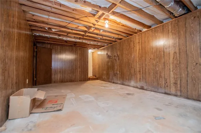 a room with storage and utility